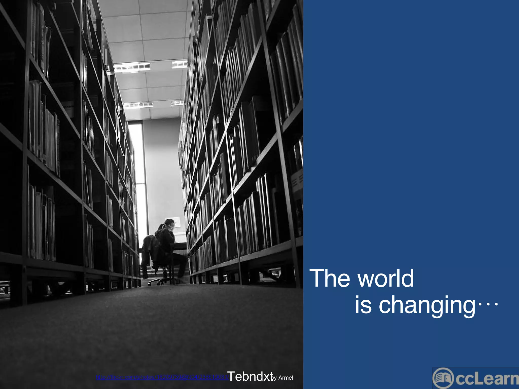 The world  is changing… Tebndxt by Armel 