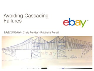 Avoiding Cascading
Failures
SRECON2016 - Craig Fender - Ravindra Punati
 