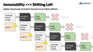 SRECon 18 Immutable Infrastructure | PDF