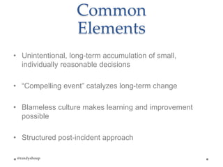 Learning from Learnings: Anatomy of Three Incidents | PPTX