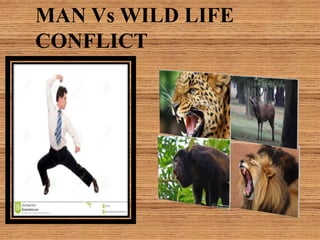 MAN Vs WILD LIFE
CONFLICT
 