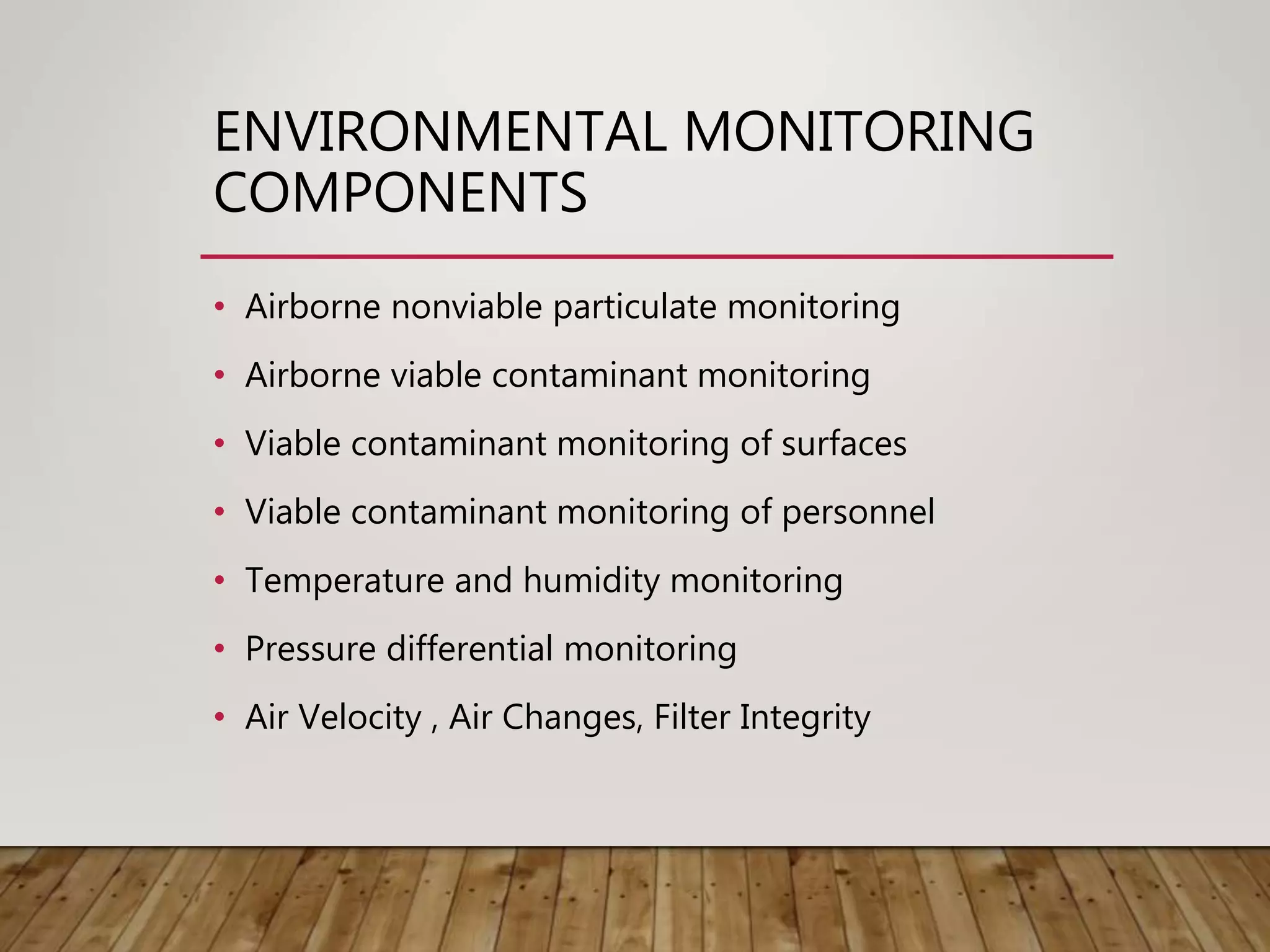 Control on Cleanroom Environmental Monitoring (Pharmaceutical) PPT