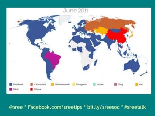 @sree * Facebook.com/sreetips * bit.ly/sreesoc * #sreetalk 
