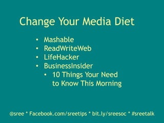Change Your Media DietMashable