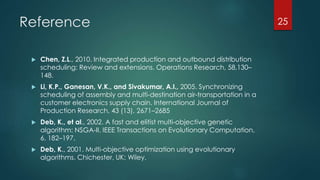 MULTI-OBJECTIVE ANALYSIS OF INTEGRATED SUPPLY CHAIN PROBLEM | PPT