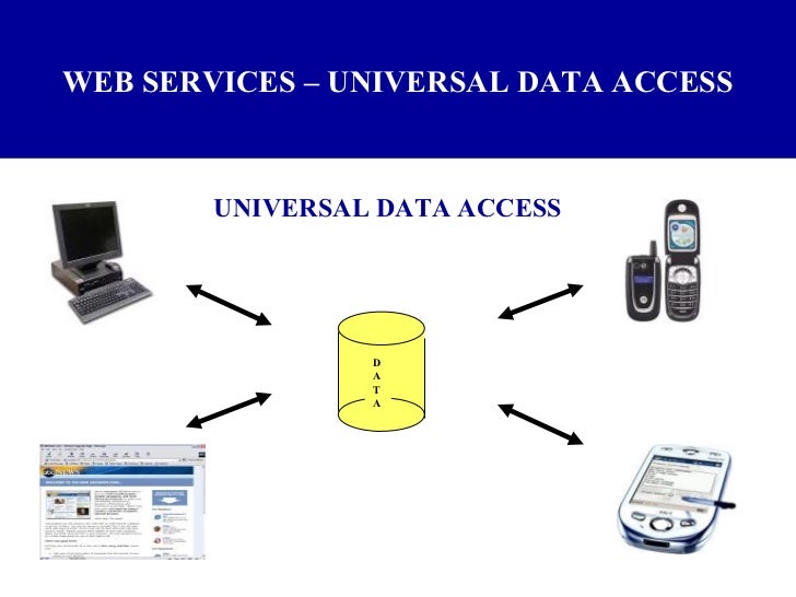Sreerag web services universal data access