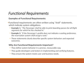 Requirements Definition Statement Example SRE_Lecture3_4.pptx developmental proces framework | PPTX