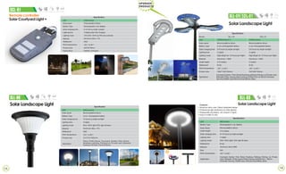 Sresky Solar light catalog 2017 | PDF