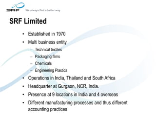 SRF’s Journey to Shared Services | PDF