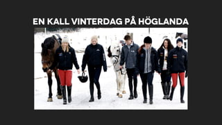 En kall vinterdag på Höglanda
 