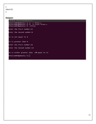 34
}
return 0;
}
Output:
 