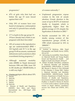 Sexual and Reproductive Health and Rights of Women in Nepal (SRHR) | PDF