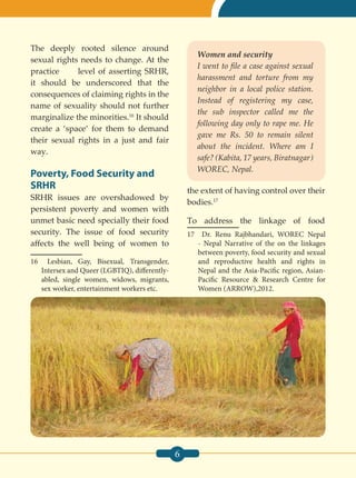 Sexual and Reproductive Health and Rights of Women in Nepal (SRHR) | PDF