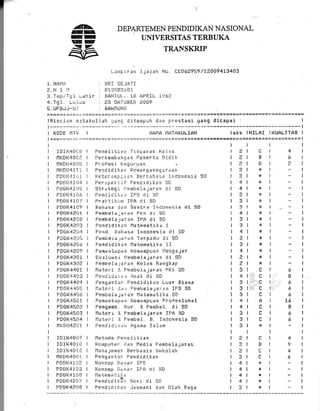 ^db.ffiB
MG
ww&!u
<F
DEPARTEMEN PENDID IKAN NASIONAL
UNIVERSITAS TERBUKA
TRANSKRIP
,.t il 1, In
t...,iltirp :i.i'.,tn .ii .i;i ;i,'llr l'.it:
: ;.'; tr. .:. .:; li:. ..,i i't I .1.
il H 0,SeFH? / 1 3S09 4 1 i}403
,!.lIl'l'|.tlt'ij'll'l"l|.11.1
h,. r titlr'
.-,r,1 r-rr/ 1.'rrrr"11 r..Ji!11
r"' rlr_r11 I i lil
::'r. LJl" f,,"1r,l-'i.l i
lFiinr::l.i,rti itlrl'l.aku,l:i.al'i;.i,.itril iJ:i'huli;r';ih tl iirti pi't**'l.ar.i:i t3arq dicapai: I
' l{rr;ii'irr i"ld,'fr,ii(lJLIAt'i lrkr' lhlll.6l li.(UALI'f,iS II ftrrr!,,t-, t! I r-! !
-il..iJL,r./ir':) I l'rilltJJ.i.i.,i. l:rrl I llit,iillitl ,, l'jr;i.liJ:i'
t1 ,: -t ,: i.
,trrL,t,l-!'t,f ,,.r" i l'r.l! t;tJtj,l.It-{{tl,i !:llt i''ti:}(11jJ'..!:l ii.l. l.ii ii
ra!/ f,.' , , rr r. ... ir.., ,. .. l. .., ,.. . ..,, . .. ,..
i{Ht/rq.,irl1r,i I a-r tal"nrl,rl (:,rJitiir'ti;4rr I' ,, i:! '' '..1 " ''
!I!.iD{irl 1, 1,: I [:';l'rri:i.r;! :1,!r,:rri i.(i::il"rr{ti iiii{.1i.i ,i;:i'";iTl
'fli-1,:i!/.,llr:{ I J.1r:-).r,a,1r',-.. i..,i 1;!r..r.F ",}1, -
t..,,.i/i'ir,i.j.,. r :r1.riuLi i;il,l,.ir, l.::;i; i:tlri,'i.:i:J:li:i:r'r:i .,,iri.;UltiJ::1i,J ;,.i
.,...r : -, i ,., -, /fr
f'1..r!:i.',"t,i,i./,it , 1'1.,,t':..iI1111 ...:. i' r"iiJ!1t,i.,.(.jJ,tir:iij iij,.;
f' il Li l.( ii .1 i ) l:, i ii;
ii:.
r. ,i, 1; r..l rj :i. i::' rir: iri l:i i.xr i. ,'r ,i il i' ,:! ?l li :i. tii i.t
.rr.ttl a!.', / I fr.,,-.,.1'.r,: r _r'r-,i, .r i
l i-rtJir,riJ.r.r-" I i"hl,lr.r.l.'-i.i.rir:ll i.f i:l Ll.i ill.'
i l-,1.:r/!'rt.tji ! I I iiir L.l/ir,lil -!.,,', 1,;I !Jt1
llDtil':4I(:t I lii,rit,tiilit r:i,iin i:iar:itr'*.lrir:ir:rtrr.:li:i.a d1. $D
F${,il-ii.};i{)I I f 'urrrttt+il. i,i ,; ir'!'rirr} i'l",rr ci :i iii,r
Pnfii.(4;?iil'l I ilri.rnt-rr.lllili,,*:r.1:iI'r,ilt'}1:rr cl:i" Sil
plltjlri,'f i;lr1ii I li:'ntrJ:irl i lrtiii llrr'l.ritniat:i.k,* li,
f'nti!.riiiii,'l i i:'i*iiti. i:!riliriiiii,,r J.ttdr-.itts.rtr,:i.a tJ:i.3t)
ri:ir'.:ii,,.:rii::r ' t.).-h,rrii].i!.,t.ii1 l.ri fi','{il.pi,i tlt.t ij.i. E}I LJ Lr tilf l..1.-' ,..!
'
I r I[,,1
Plltt]I{.iiilt-rir I f"crnri;irti.ki,il l-!a'tnni;rt;i.k,',r .i.i
f,DLiii,t;..:(iti I ir'rrrr,lii lrp,.iii i{;i.:iii.i,nFLJiirI i'iiiir,Bdr.ifir
F[)iilt4i3+]. I i::vn.it.]{r'ri!:i. li{i},}tilti:.l.a,jalr.rrr rl:i. ti*
r.p0l.{.4;:Jil;,] I ['r,iltitrri.:.1 :j],.i *:rfi:{1 . l.{ulilg, l:,i,'!fiql(flii
trlltiii{4,:lt:l I l"l;l'tq!.i ,Ji I:'r.rIr!:il,.i.ii,i;rI'rJr; !:l,lri ';it)
lrlj$l(/i40:1 i I'r'c,,irri :i,.:l.i ;. .: ii i:iti.r li {:i :i'!;i)
frF{:i},;44d)4 I i:'En,rlfit'r 'l:,:i- i::'Hn{:jj.cl iil ,,itt l..t.t*r B:iali,l
rrlfr 15rr
I L;trl'!r;{ li.t-,, i l ir:l kh.'j .;. f.i (i;, , trJ-llll,Itl.l.cl ,lrl l t:; il Jf'A i:r,./,
i:!Df.il{4..}*,,'r, I }'ii+lnbril.ir:'i .iill'r,ilt !'1,,r'I.*ma'I.i.ka liilt
i:'00i,l4liiii1. I Psm,rttlr,iii!,iin l,ieirt,.,rtnltr.i,rn I'i'r*+'r..,ltli.tilt,tJ.
PDGI{4li$,:l I li'eni.le,*'rh. l'(i:r. S l'1'*nrh*.1. di. Sn
P${}l.i4li{}li I l'14'brr f. ii, f:'1;,r;11fi sr.l r'l .j n r i! n :[ lx/-l !,[t
l-'Dtil,i.:llii,i4 ] 11,l'l;;ii,i':i li Ij'r.rriitri'r.1 . H. .llti:!rrrr r"rE:.:i.a liD
l1i"il"il.l4i1i:il. I i;'r:liJ:ti:l :r i..i iir, d;tt:l ,,rnt,',t It:i,i.;irrrr
I D.i l{.:l0i,i } I
iIi.tl(4i]:i.ii I
Ili.il,;.t,} i l:1 i
11l,l$l'i.l{litl. i
f,l r'r |: 1,, -.1 '! /. ':) I
E' rr l':: l/ 1l t I r':i I
, [JUl'?.[tLr I
r: r l:: t/ rr I r'. (:1 I
I IJL'!'1',?r.!Jrr I
i" L.i L:r i '1 i: ./ /' I
P{)(iE4;iC}fi !
l'1r:trrj,r l::'r:,':ri ii.r.i. i'1.:i a n
l.(l:lr1:t r.r'i:.rir.' i l
'ir
n i'l*d i. a l::'i+.ml:i t:r 1 il .i cl t. ilri
fi* ?l e,j {.?ltii:i Ii lrt ti:r i:t * x :i * liu.li ct.L A lt
P+ii:ni:I,.t ri'i.tt 1::'r*lr rJ i d :i. k a t
l,( (:t li F. r+
i1 l.li .i :, ..,t i. .1, l::'li
l( t:, I i,. +11,i ili ,:, ,::.,,t r' .L I ii tl :i. i:il-r
F1 -..t. .,-.il. - .! .i r..
! l c, L. c' tfl lMr ,! l' 111
l:'e:ndi.drtlIl,r i:iLri;r. rli. Iiil
lln'iirJ :icl :!. li fitri,.J,ii*irii!,1'iri. i:l an {.i1.';rh F{;rci,t
if
a::
t:.'.
t,
4
rt
+
.a
,{
3
.J
A
,:!
3
rt
.:l
+
4
.1
*f
:J
4
4
,f,
3
?J
I
,
I
I
t
I
,
I
I
I
I
I
I
l
I
I
I
I
!
I
I
I
,
!:...
I .,..
'
I
I
I
I
I
I
I
i
t-t
B!
llr
'ri
ril
.r. I
x. I
tt: i
.ta I
,)f. l
,tl
.xl
'Yi i
!. I
,iI
d. I
t?l
-kl
cltat
L, I
rrt
t?l
1,. I
nl
AI
cr
ur
cl
lrl
I
4l
6t
T:I
.-l
','', l
-,t
..l
*l
,.. l
--l
*t
".t
*t
*l
'-t
*t
-t
*t
*,
6l
fil
6l
bl
6l
L& I
{3 I
6t
hl
"t
;J}
t?l
i-I
3t
4l
4t
4t
4t
",1 I
lt
{:t 4t
tl| ?t
[] 4l
cl 6l
.x't -l
.nl -l
,El ..l
xl -l
.x.! .-l
I
I
I
i
I
I
I
I
I
I
I
I
I
t
I
I
I
I
I
I
I
I
I
I
l
I
i
I
I
I
I
I
I
I
I
I
I
I
I
I
I
I
I
 