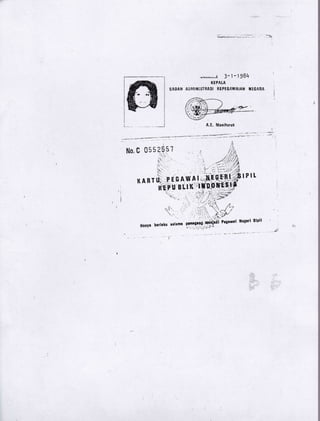 1),lr
.^-^,.,r 3-1-1984
I(E PALA
EADAN AUli,lIilISTFASI KEPEGAWAIAI{ I{EGIR/I
'' ,
I
Po0rwet [s0orl SlPll
ffi A.E, Monihuruk
 