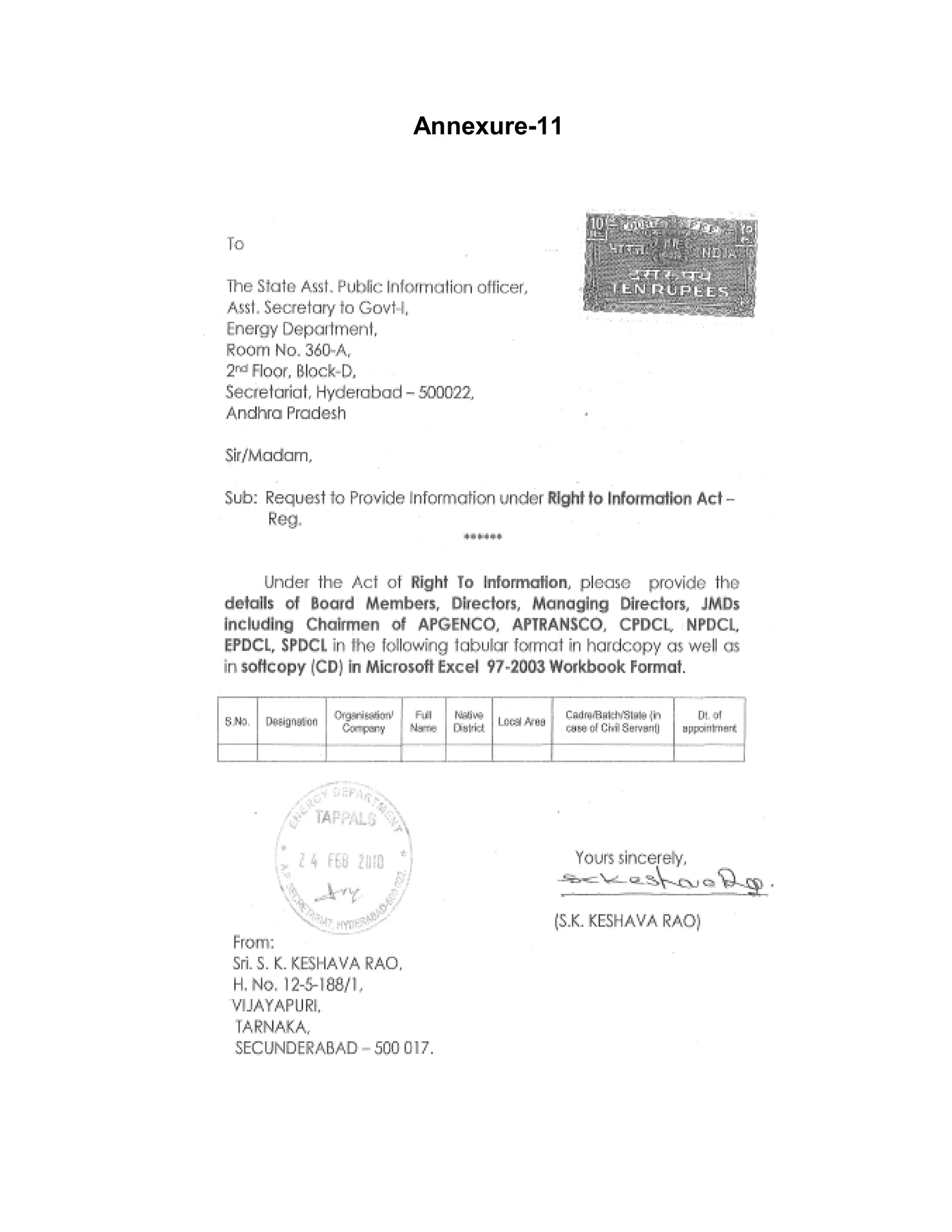 Annexure-11
 