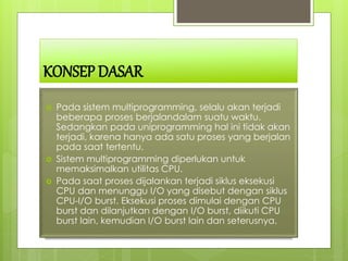 Sri Astuti - Penjadwalan CPU | PPTX