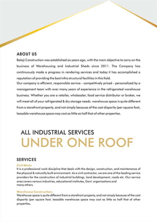 Sri Balajee Industrial Constructions Pvt. Ltd. 