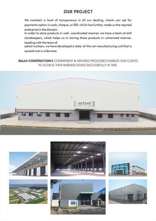 Sri Balajee Industrial Constructions Pvt. Ltd. 