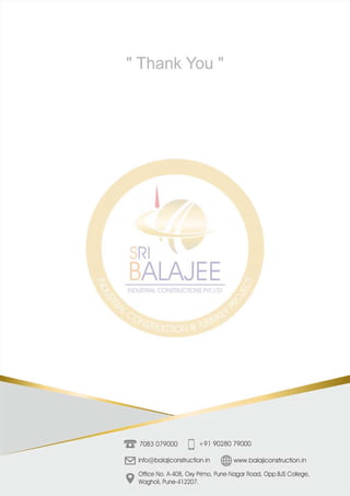 Sri Balajee Industrial Constructions Pvt. Ltd. 