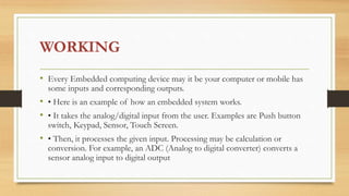 EMBEDDED SYSTEMS | PPTX | Operating Systems | Computer Software and ...