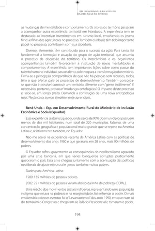 Gestão social dos territórios - Série DRS vol. 10