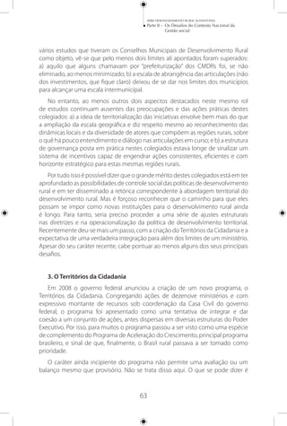 Gestão social dos territórios - Série DRS vol. 10