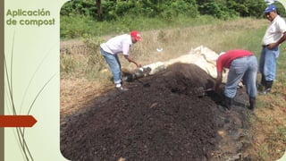 Aplicación
de compost
 