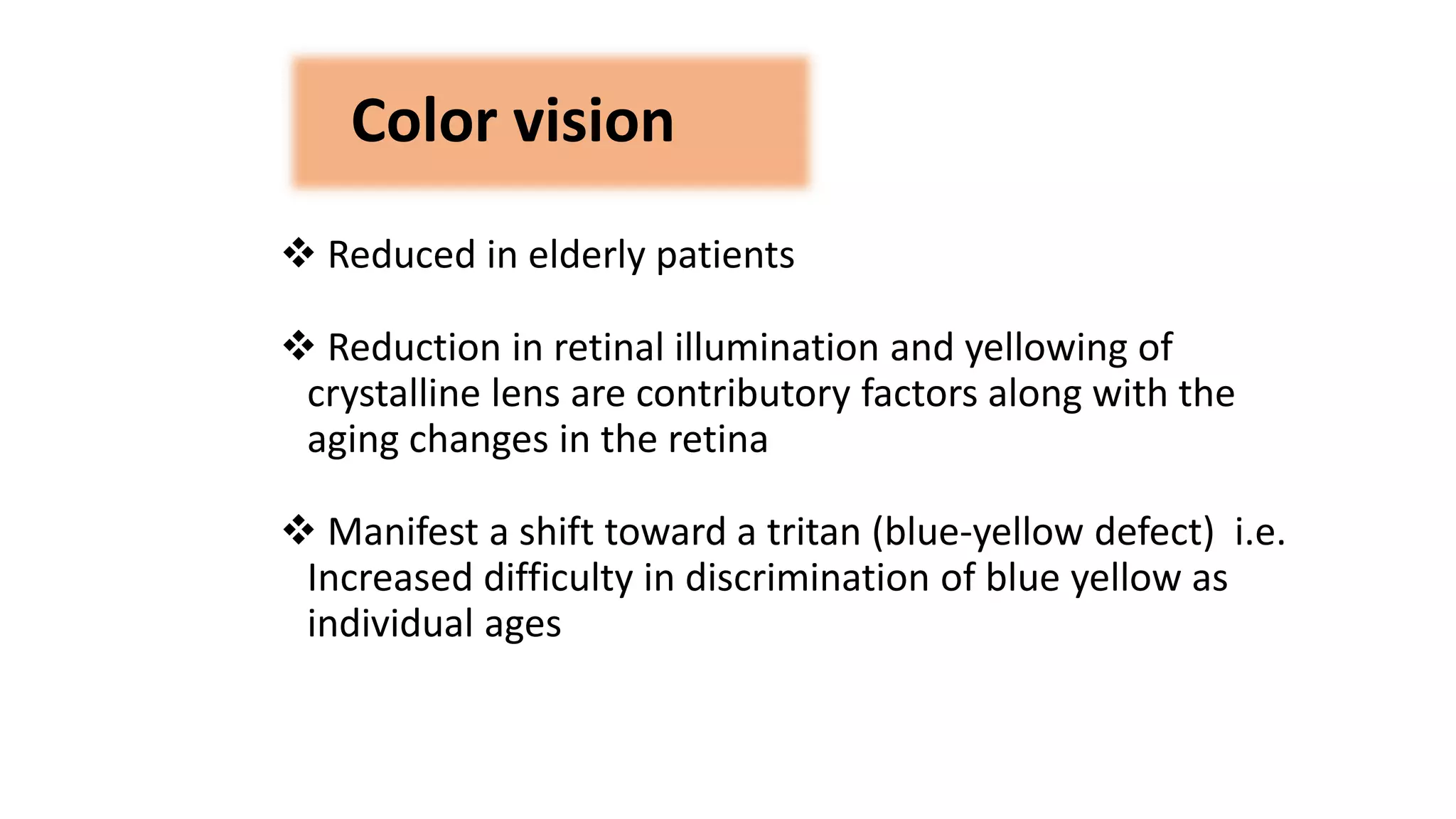eye and vision in adulthood | PPTX