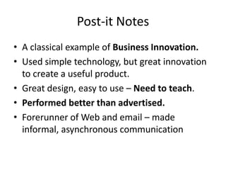 Post It Notes (Presentation for a Product Development) | PPTX