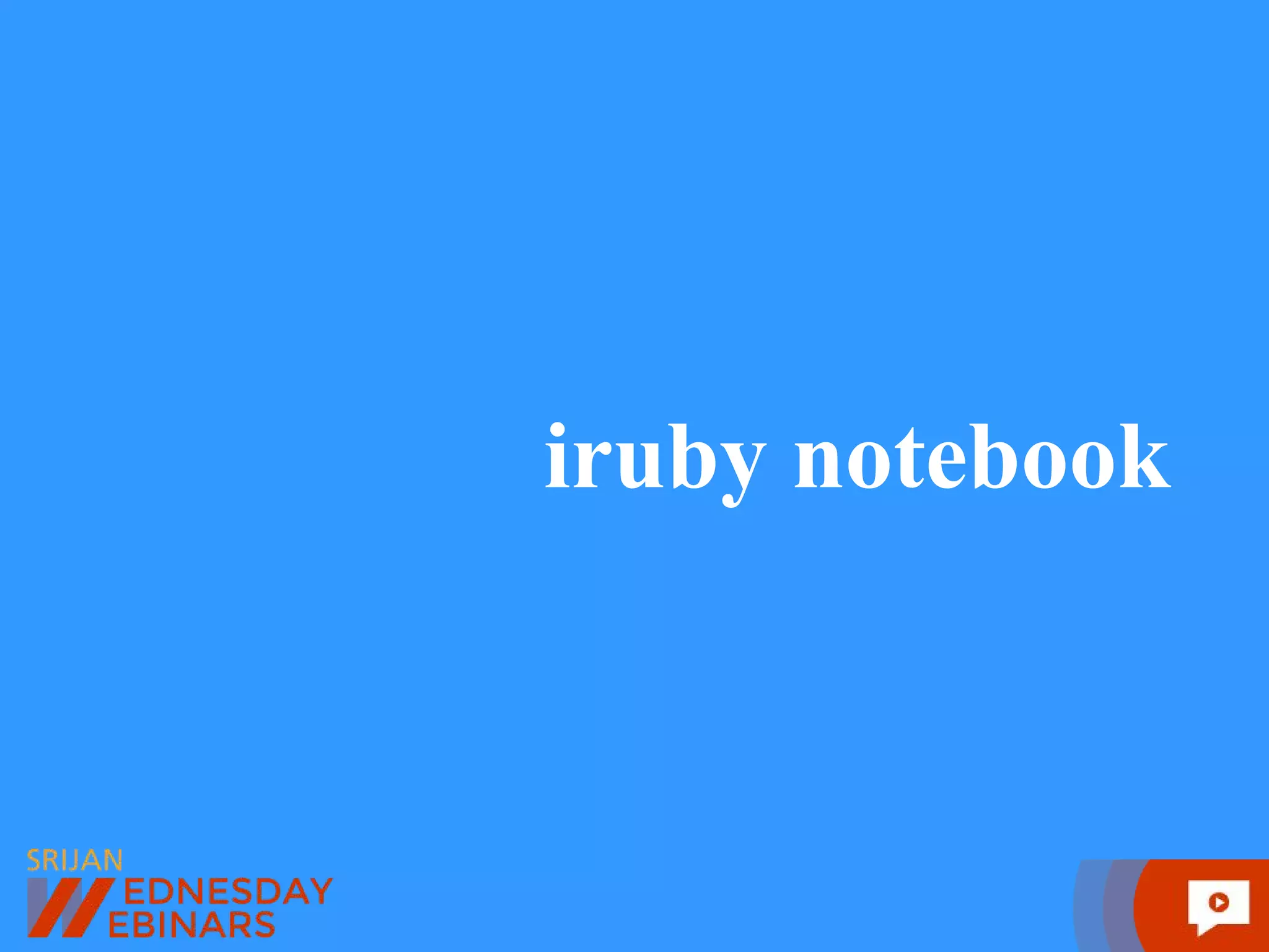 iruby notebook 