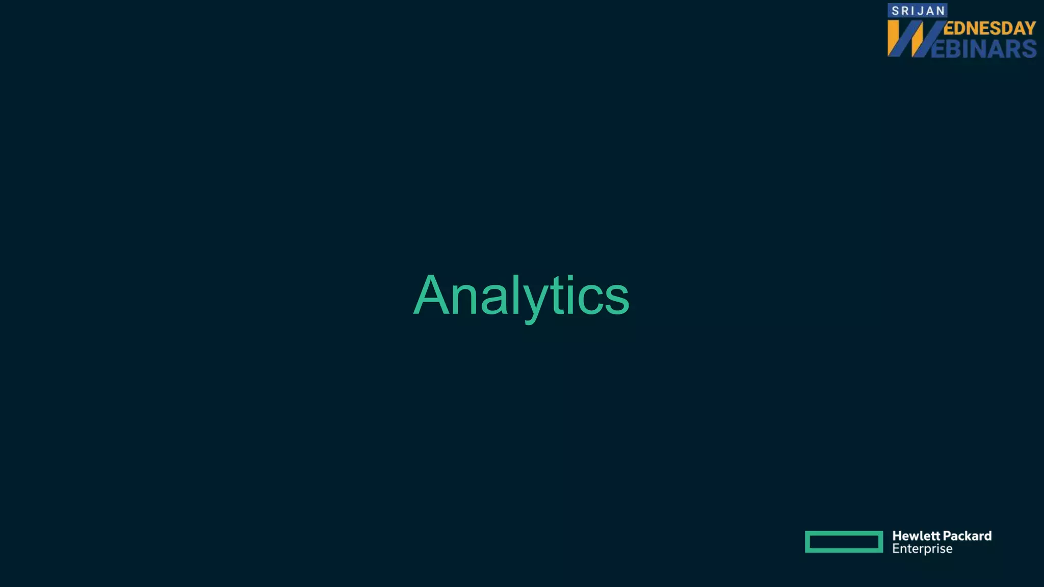 Analytics
 