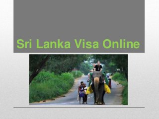 Sri Lanka Visa Online
 