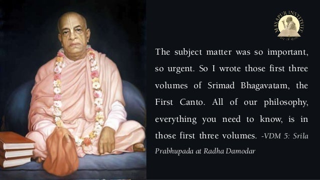 Srila prabhupada on Studying Srimad Bhagavatam & Bhakti Vaibhava