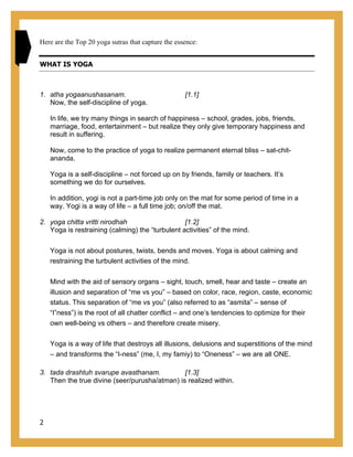 Livre « The Essence Of Yoga » – Réflexions Sur Les Yoga Sutras De Patanjali Par Bernard Bouanchaud – Version Poche En Anglais