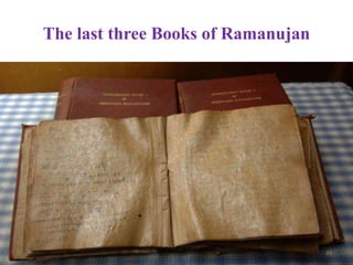 The last three Books of Ramanujan
33
 