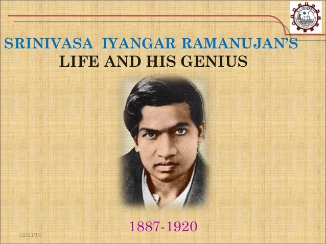 Srinivasa ramanujan essay