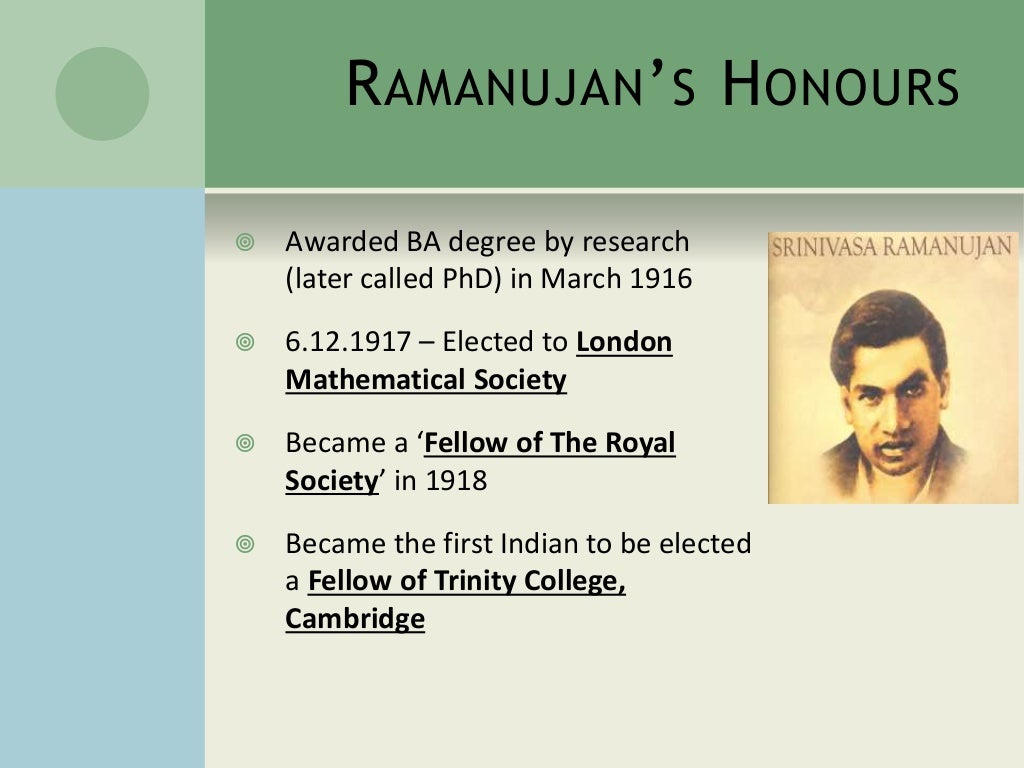How did Ramanujan arrive at his mathematical conclusions without proof? - Quora