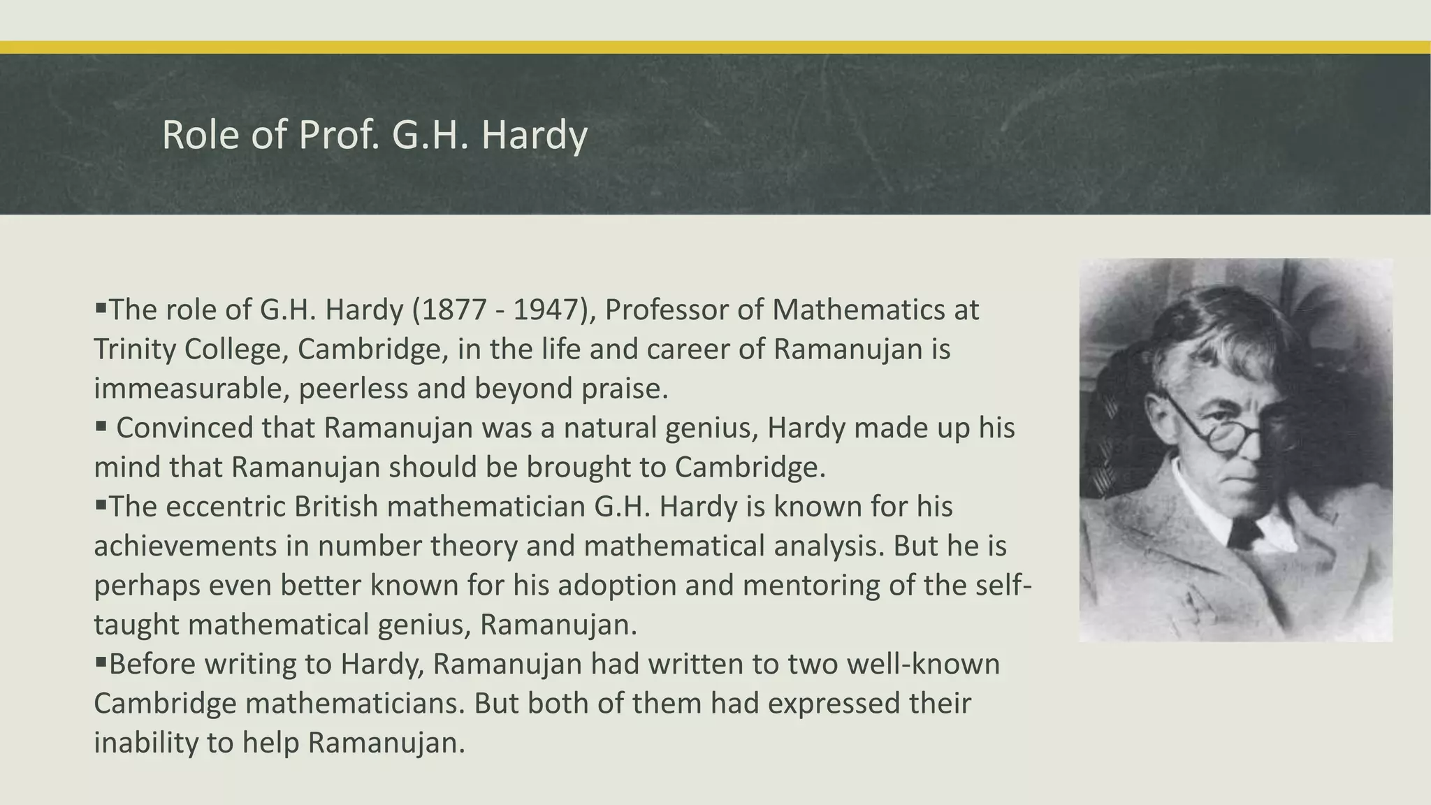 Srinivasa Ramanujan | PPTX