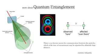 more about Quantum Entanglement
There is no known means for communication between the particles,
which at the time of measurement may be separated by arbitrarily large
distances.
courtesy: wikipedia
 