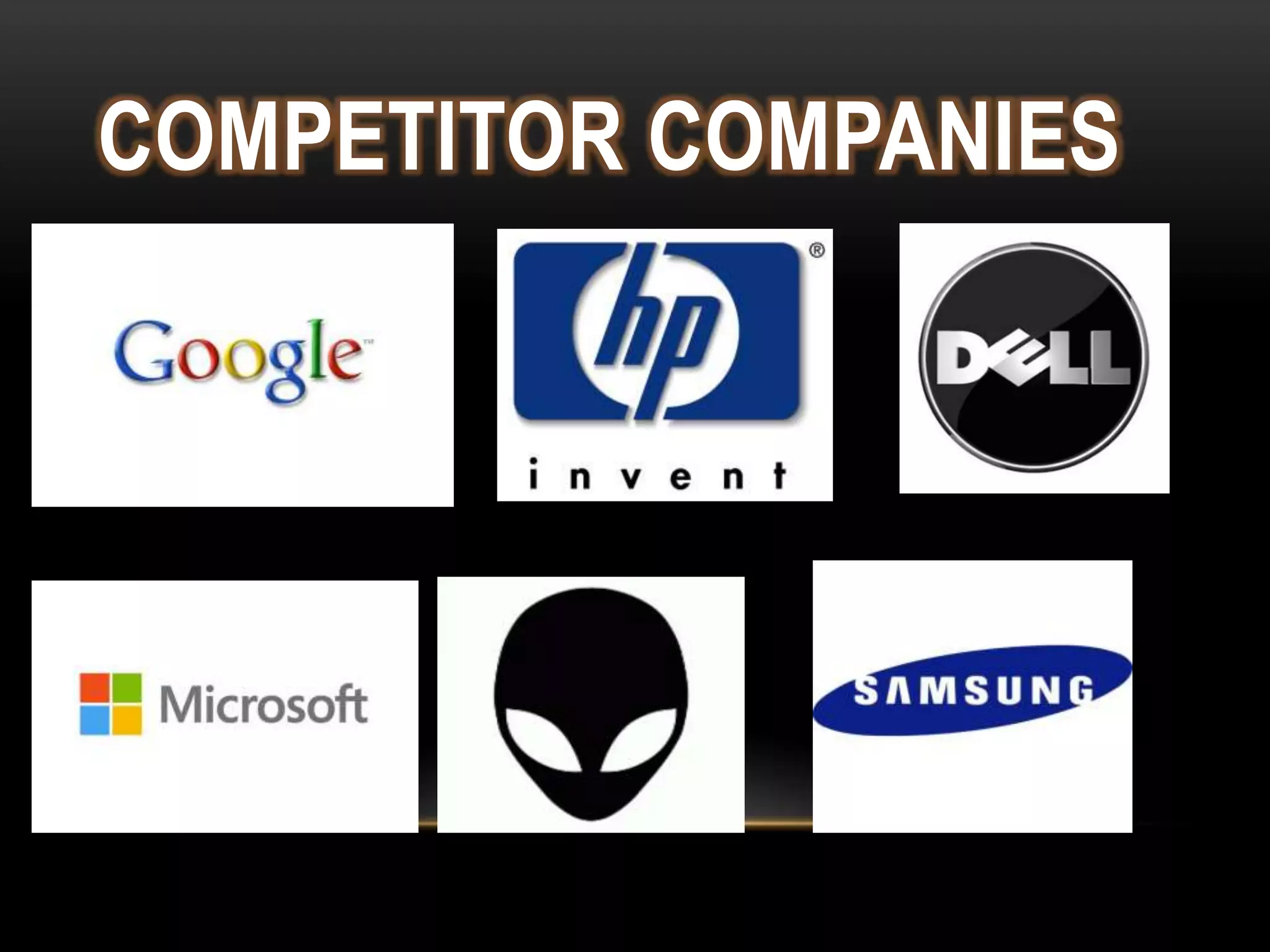 COMPETITOR COMPANIES

 