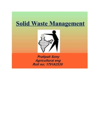 solid waste manegment of eng