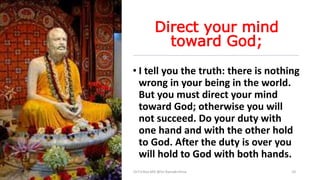 Sri Ramakrishna Paramhansa Sayings and Quotations by Dr.T.V.Rao | PPTX