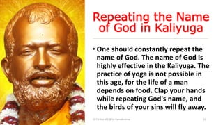 Sri Ramakrishna Paramhansa Sayings and Quotations by Dr.T.V.Rao | PPTX
