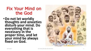 Sri Ramakrishna Paramhansa Sayings and Quotations by Dr.T.V.Rao | PPTX