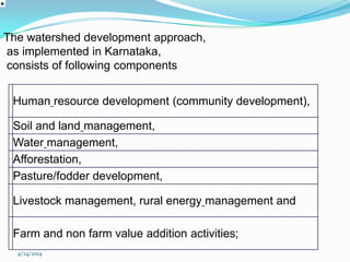 APPLICATIONS OF REMOTE SENSING AND GIS IN WATERSHED MANAGEMENT | PPTX