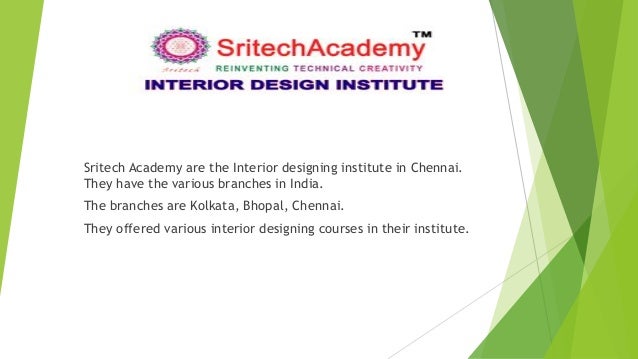 diploma in interior designing in kolkata sritech academy