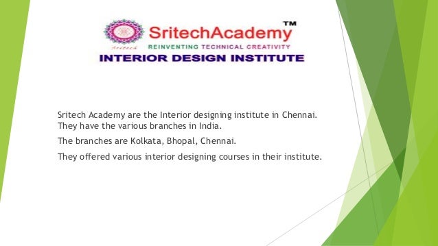 Diploma In Interior Designing In Kolkata Sritech Academy