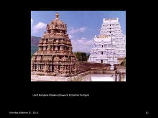 Monday, October 17, 201110SRIVARI METTU PEDESTRIAN ROUTESecond way is you can catch any bus which is going to mandanapalli from tirupathi main bus stand and get down at Srinivasmangapura and take darshan of Lord KalyanavenkateshwaraPerumal and give luggage to free collection centre and take the free bus/hire auto [6km distance] to reach the basement of srivarimettu.NOTE : IN SRINIVASA MANGAPURAM YOU CAN HAVE THE DARSHAN OF LORD KALYAN SRINIVASA. 
