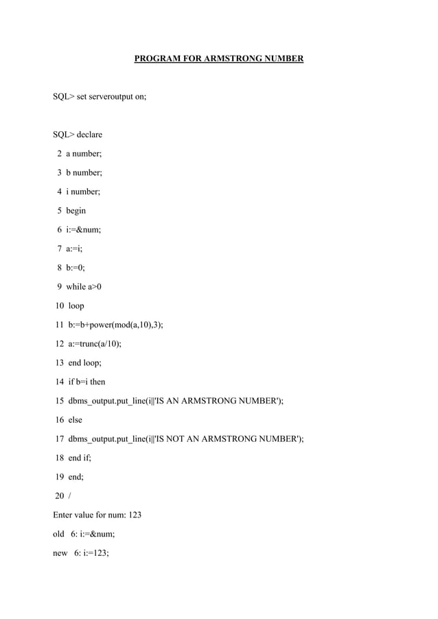 dbms lab manual | PDF image.